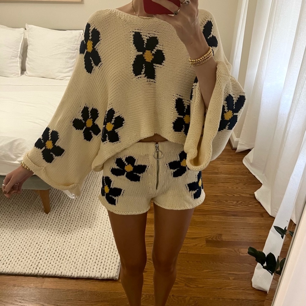 Free People Daisy Jane Sweater Set, Size XS